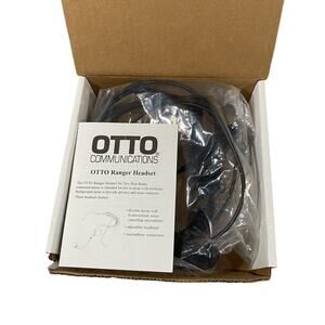 New OTTO V4-NR2KB1 Ranger Single Speaker Behind-The-Head Headset W/PTT